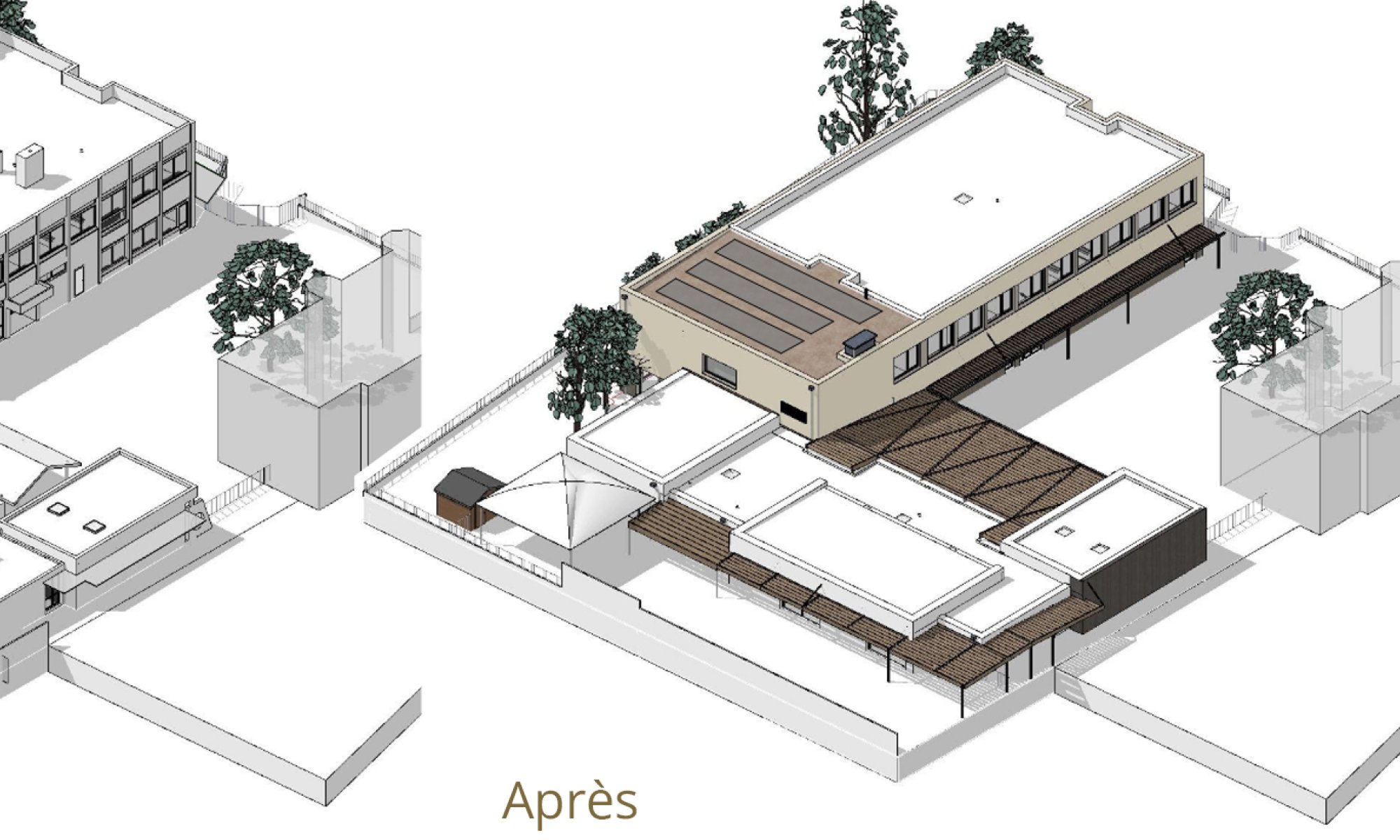 Réhabilitation énergétique, extension pour motricité et préau  du groupe scolaire - photo 4