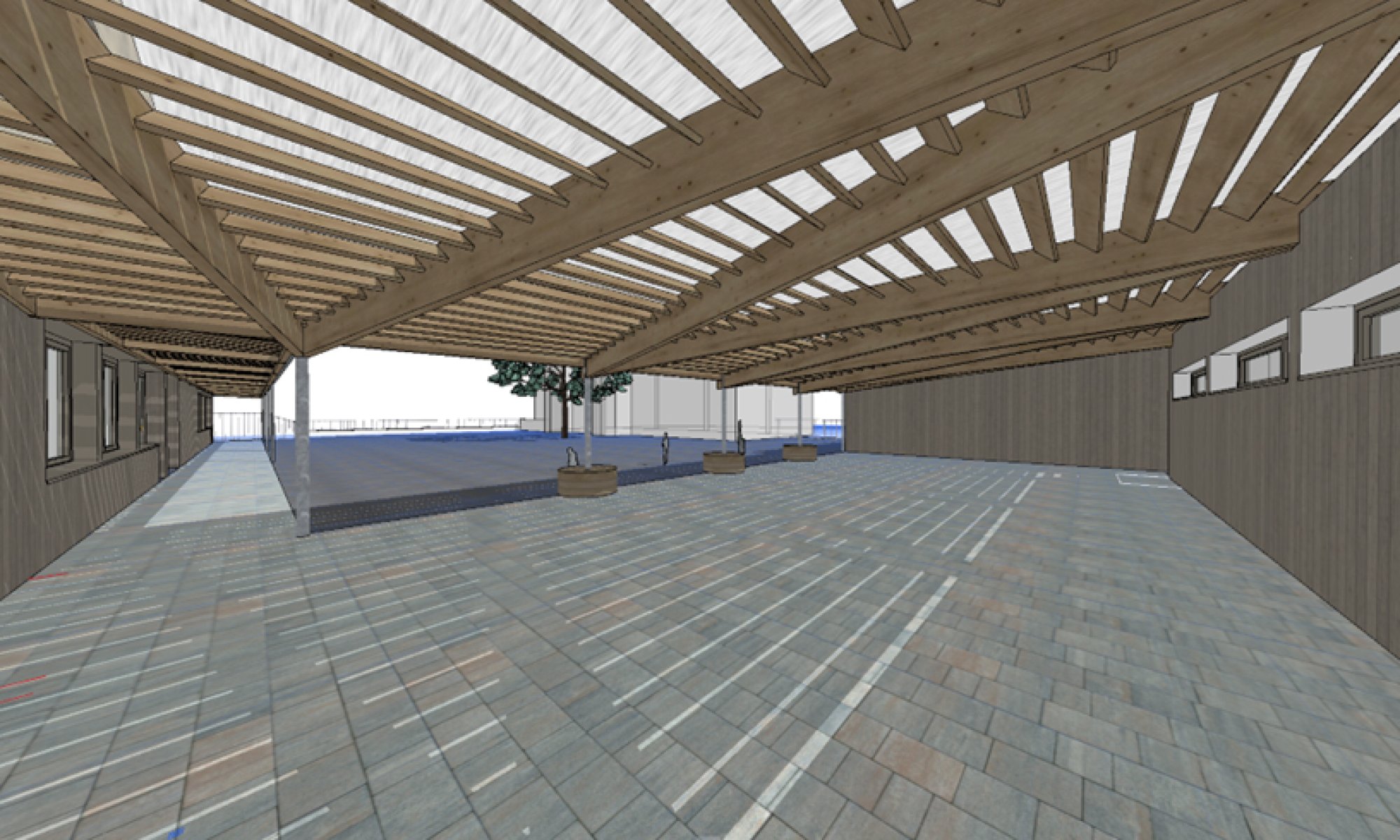 Réhabilitation énergétique, extension pour motricité et préau  du groupe scolaire - photo 3