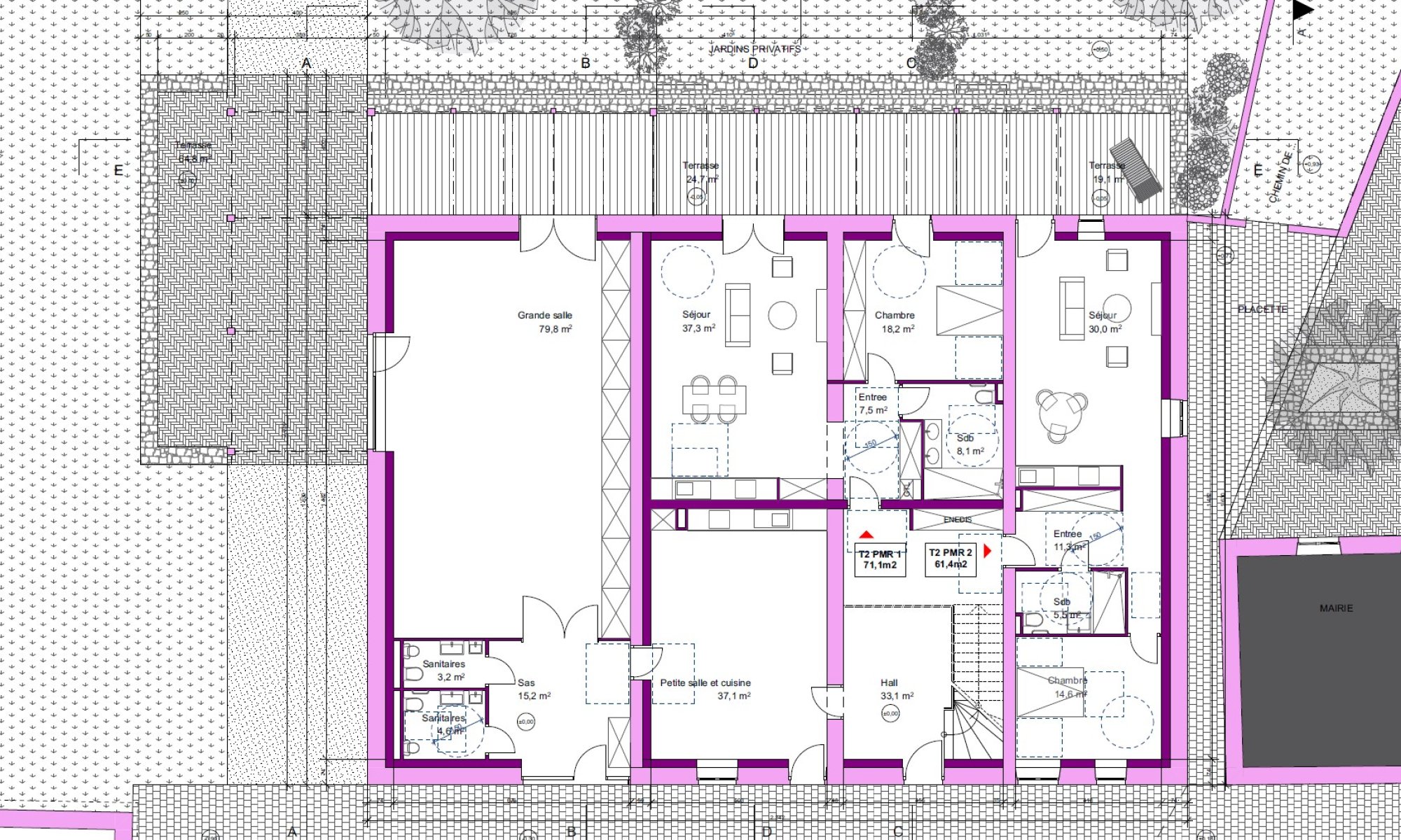 Am&eacute;nagement d'une salle communale et de logements &agrave; GRISCOURT - photo 5